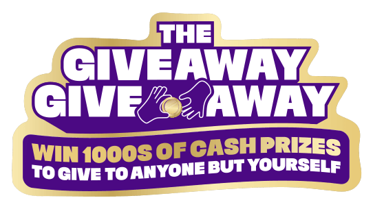 Cadbury Giveaway Give Away - Win 1000s of cash prizes to give to anyone but yourself Cadbury Giveaway Give Away - Win 1000s of cash prizes to give to anyone but yourself